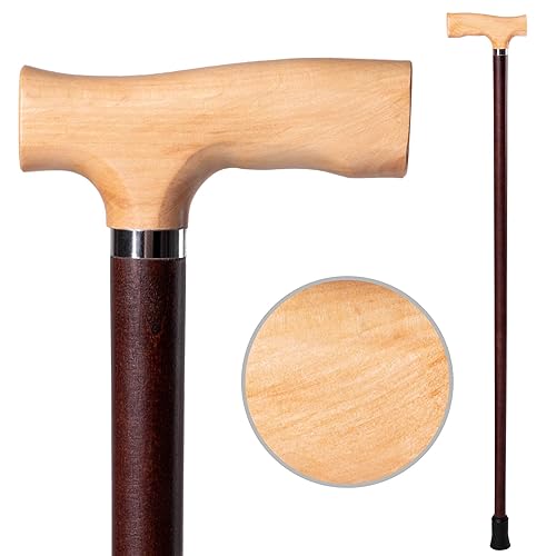 Classic Walking Stick Wooden Carved Cane for Women Ladies