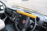 Milenco 512 Commercial Steering Wheel Lock Yellow 15cm Longer view 1