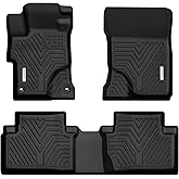 YITAMOTOR Floor Mats Compatible with 2012 2013 2014 2015 Honda Civic Sedan (Not Coupe), Black All-Weather Custom Fit Front 1st & 2nd Row Floor Liner Set