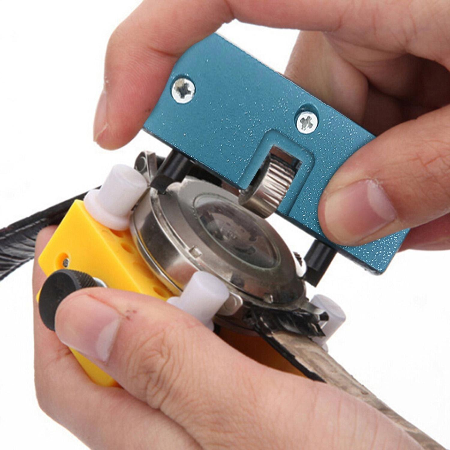 Tiowea Watchmaker Remover Repair Watches Tools Screw-on Back Case Adjustable Opener Multitools