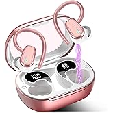OYIB AI Language Translation Earbuds Real Time, 3-in-1 Translator Earbuds with 6 Translation Modes/164 Language, 50H Bluetooth 5.4 Headphones Translating Device for Travel/Business//Leaning, Rose
