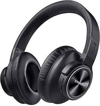 Amazon Com Active Noise Cancelling Headphones Enklen Deep Bass Over Ear Headset With Microphone Apt X Cvc8 0 Comfortable Protein Earpads 48h Playtime Type C Fast Charging Foldable For Travel Work Electronics