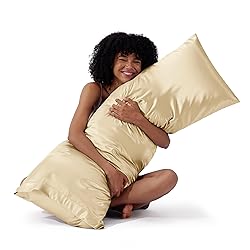 Bedsure Body Pillow Cover 20x54 Inches - Champagne
