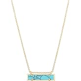 SOFYBJA 18k Gold Plated Dainty Handmade Choker Necklace for Women Green