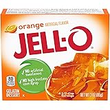 Jell-o, Gelatin Dessert, Orange (Pack of 2)