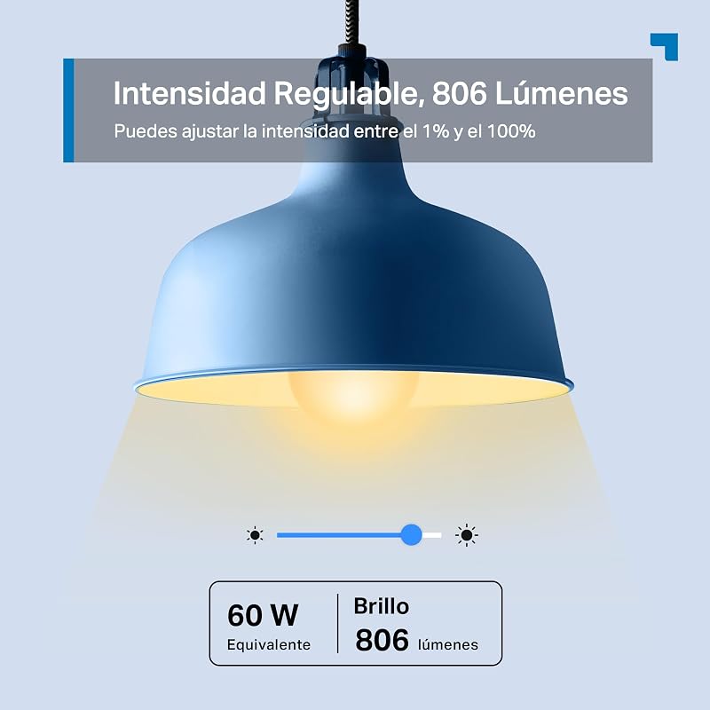 L530E (2-Pack) - Bombilla Inteligente WiFi, RGB Multicolor, 800lm, E27