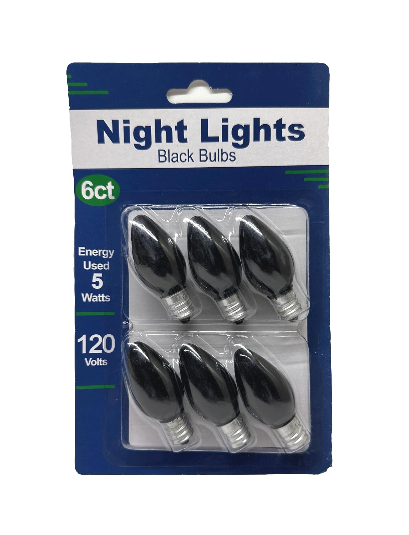 Photo 1 of UI PRO TOOLS Black Color Night Light Bulb 6PC