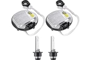moseiny 2PCS Xenon Ballast & DS4 Bulb Kit, 8110775020 Xenon HID Headlight Ballast Compatible for New Lexus GS LX RX 350 450h 570 2012-2015 Xenon Headlight Ballast Control Unit Module 85967-22080