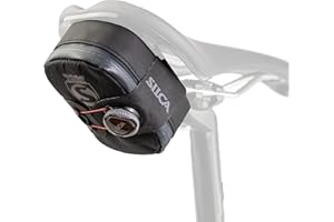 SILCA Mattone Bike Saddle Bag - .5L Capacity - Compact Under Seat Bicycle Bag for Road, Gravel, and Mountain Bikes - Easy to Access, Secure, and Durable - BOA Closure & Waterproof Zipper