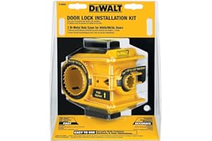 DEWALT Door Lock Installation Kit, Bi-Metal (D180004)