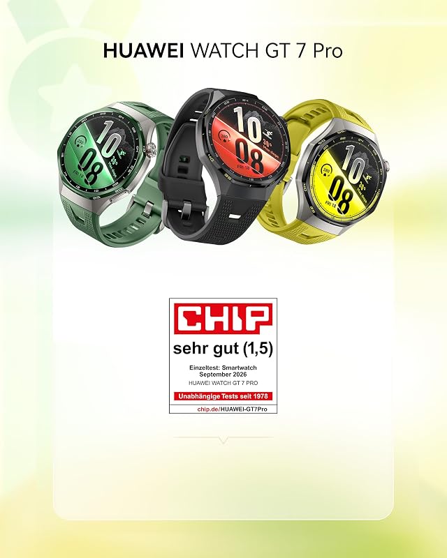 Watch GT 7 Pro Smartwatch, Titanlegierung, EKG, GPS, 46 mm, Schwarz