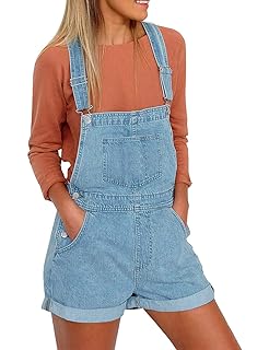 pastel blue overalls