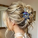 CAKURE Flower Hair Clips Fancy Claw Clip Large Hair Claw Clips Hair Accessoreis for Women