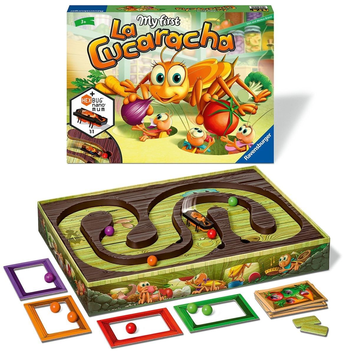 Ravensburger My First Bugs in the Kitchen Board Games for Children Age 3 Years Up - 2 to 4 Players - Kids Gifts [Amazon Exclusive]