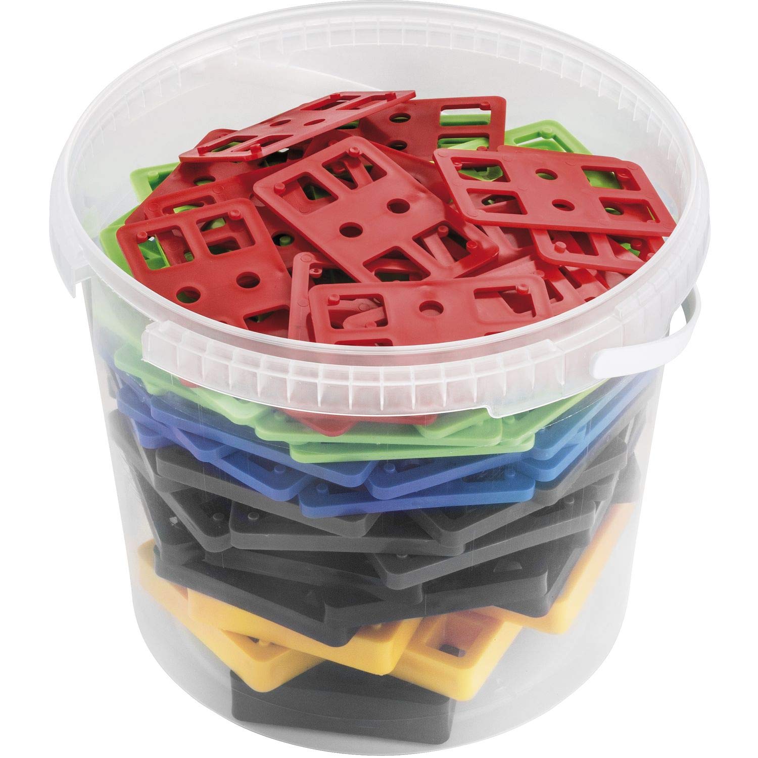 GV Underlay Plate Plastic – Pack of 80 Set of spacers – Distanzklötze in 7 Different Sizes