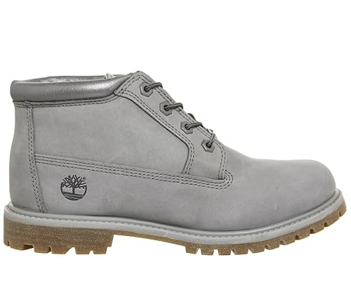 grey ladies timberland boots