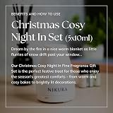 Nikura Christmas Cosy Night In Fine Fragrance Gift Set 5 x 10ml UK Made view 6