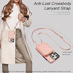 Bocasal Crossbody Wallet Case for iPhone 16