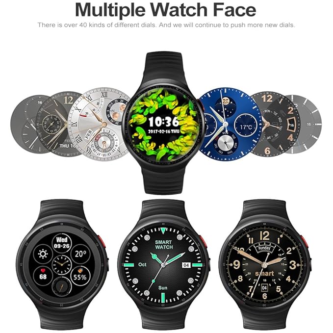 Amazon.com: LEMFO - Reloj inteligente LES1 con sistema ...