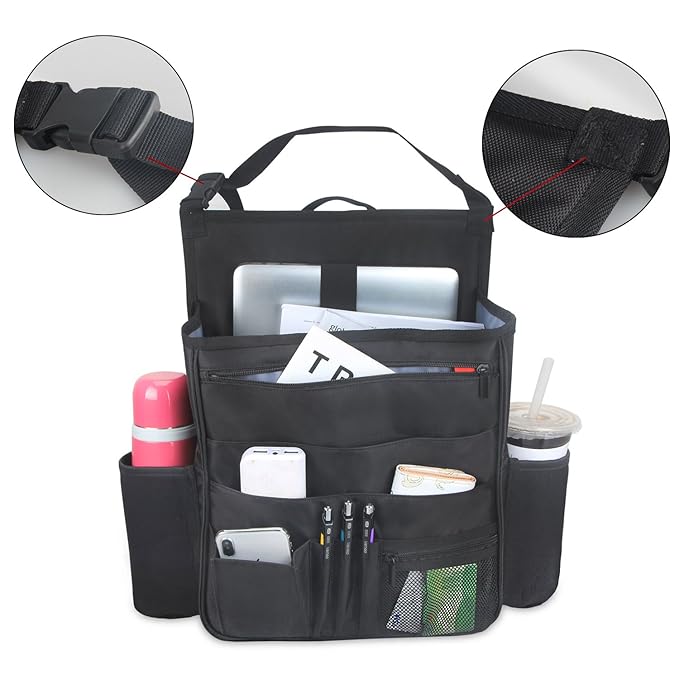 Luxja Car Seat Storage Organiser, Car Seat Organiser Front, Car Seat