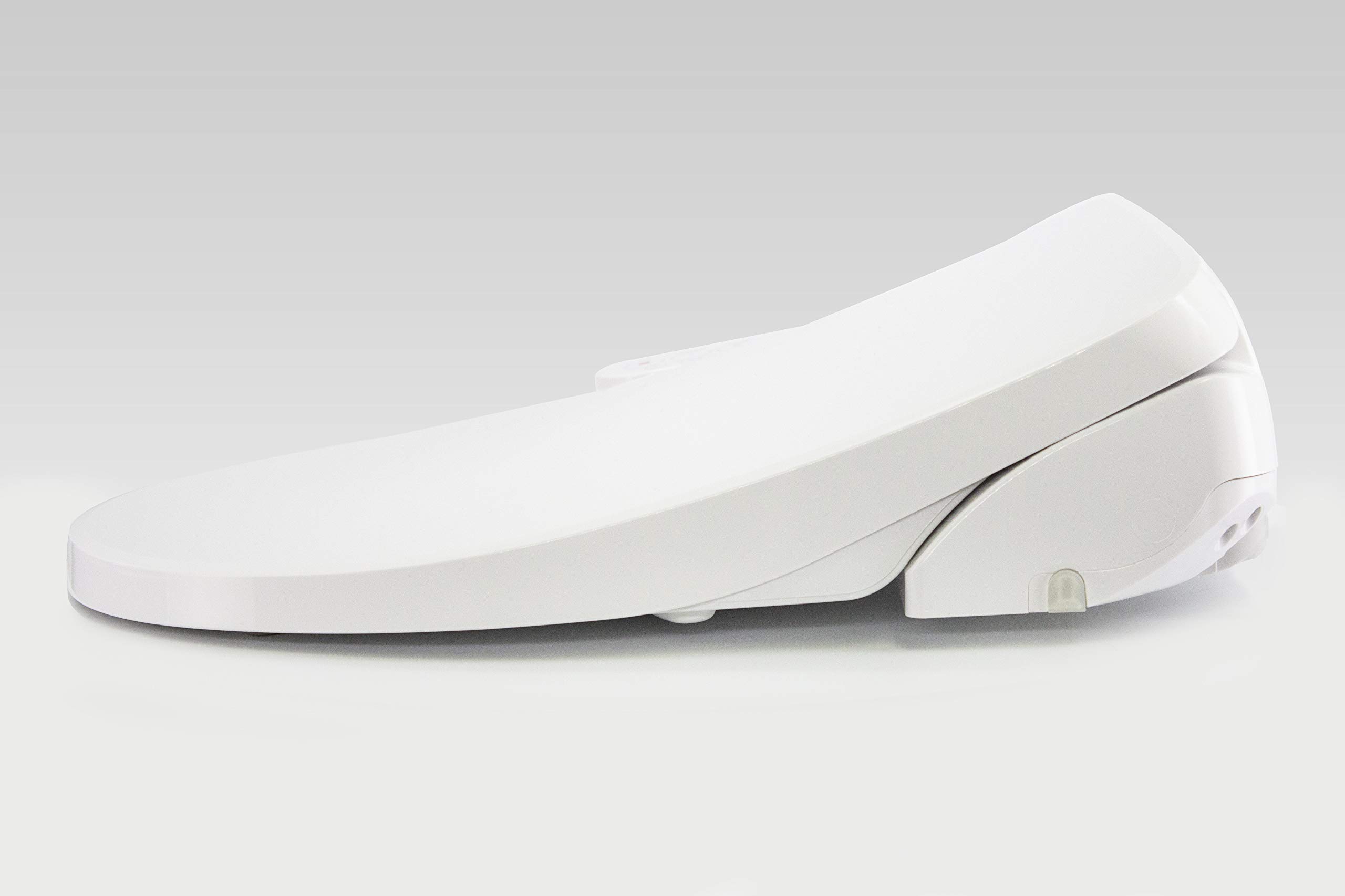 ALPHA BIDET GX Wave Bidet Toilet Seat in Elongated White | Strong Spray | Stainless Steel Nozzle | 3 Wash Functions | LED Nightlight | Warm Air Dryer | Oscillation and Pulse