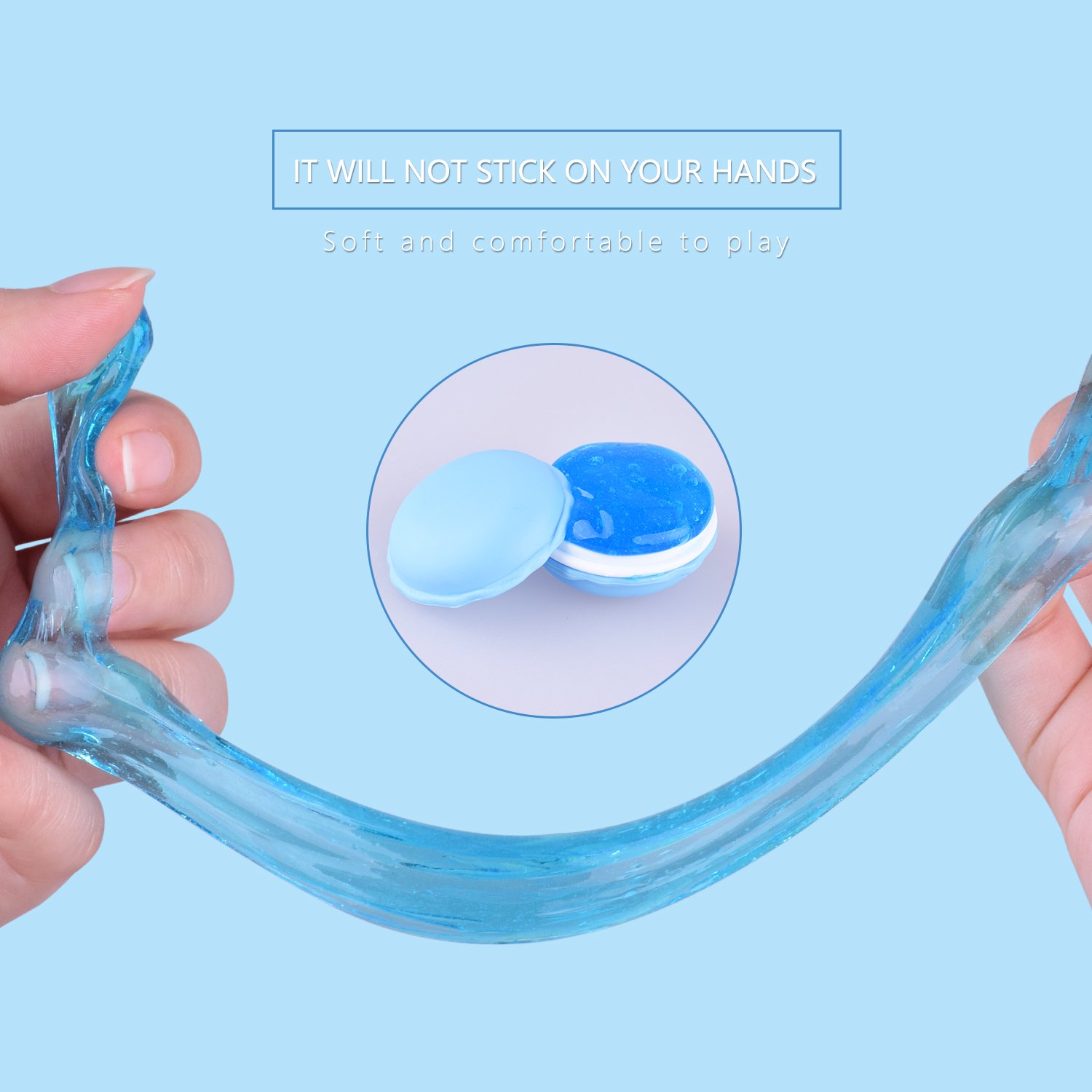 Heegay DIY Macarons Slime Schleim, 12PCS Crystal Schlamm Kit Lehm Gummi Schlamm Plasticine Release Druck Stress Relief Kinder Spielzeug