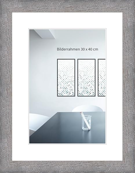 Wandstyle Bilderrahmen Strandhaus Stil 21x30cm Din A4 I Farbe Eiche Optik I Fotorahmen I Rustikaler Bilderrahmen Landhaus I Made In Germany I H750 Amazon De Kuche Haushalt