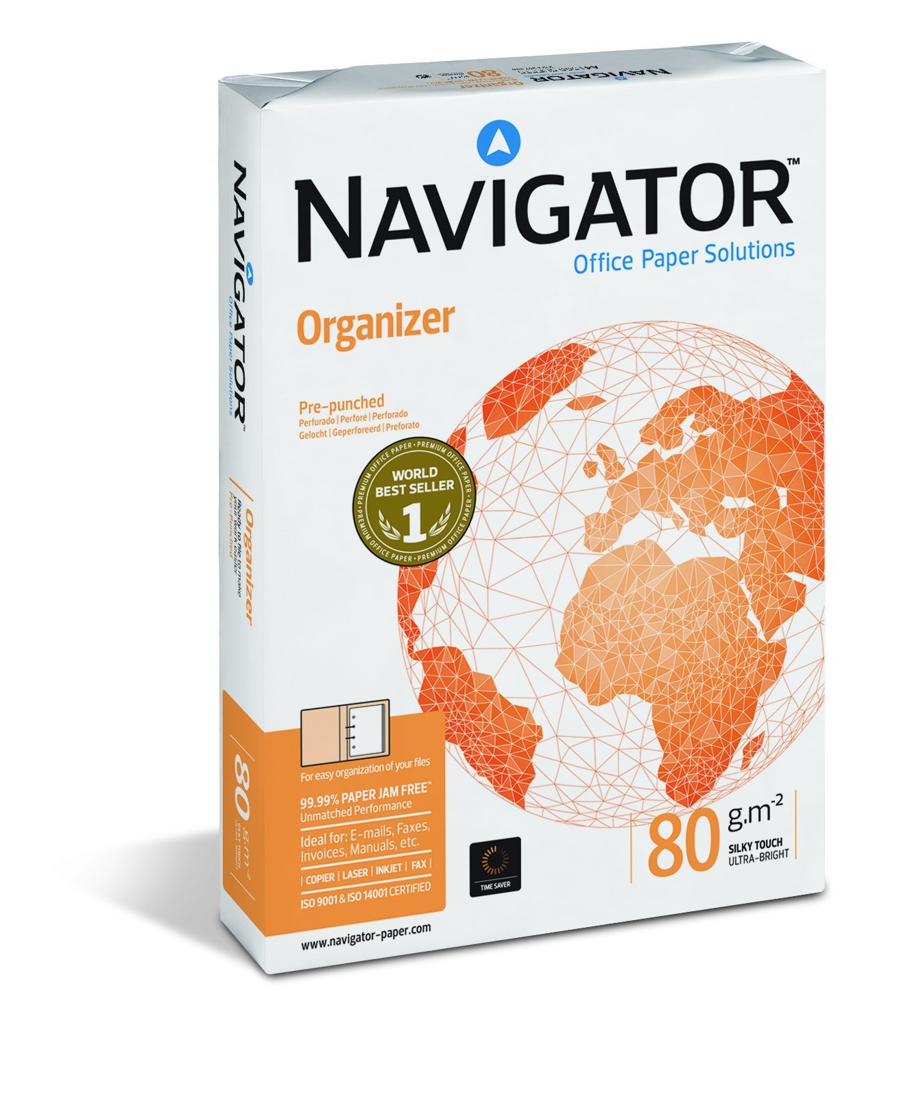 Navigator 127562 A4 Punched 2 Holes Organizer