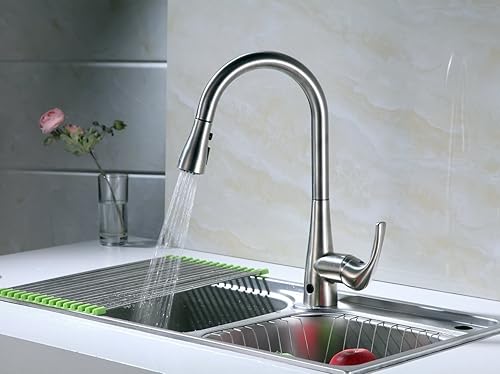 RunFine RF412001 Deck Plate Single Handle Kitchen Sink Faucet