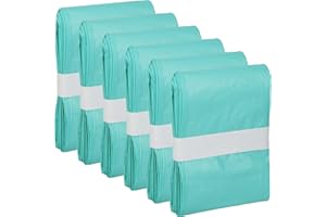 Lisyee 6 Pack Adult Diaper Liner Refills Compatible with Janibell Akord 280 Slim Model Adult Diaper System, Green, Lightly Scented