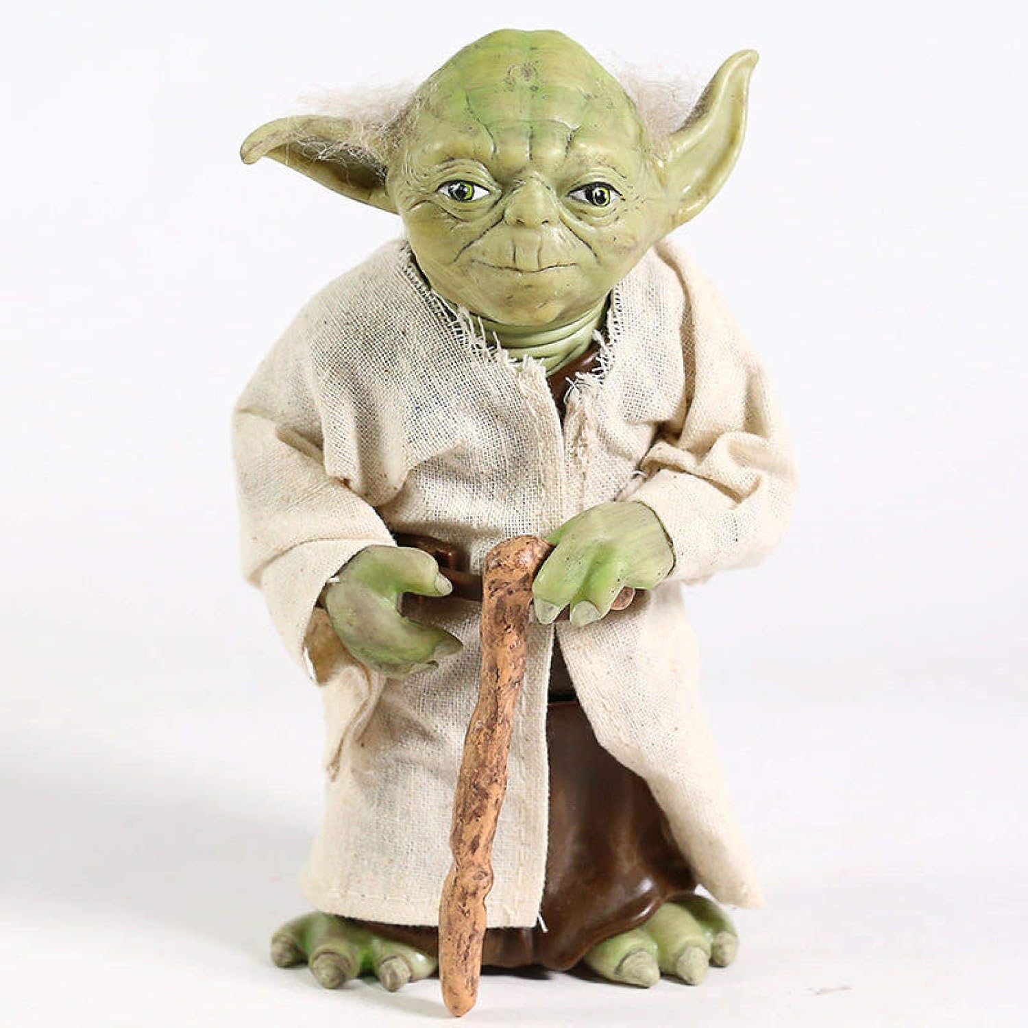 Amazon Co Jp スターウォーズヨーダマスター彫刻像おもちゃ知恵老人手作りモデルフォースの覚醒おもちゃの装飾ぬいぐるみ ホーム キッチン