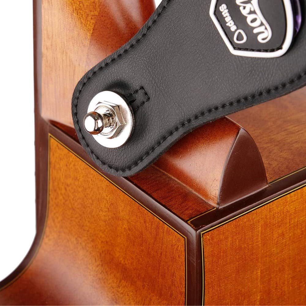 Instrument Accessories Black Heavy Duty Metal Button Straplock Hold Tight with Easy Remove Screw