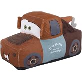 Disney Cars Mater Brown 3D Plush Decorative Toddler Pillow with Embroidery