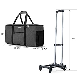 LUXJA Rolling Tote Compatible with Cricut Maker