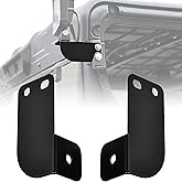 SAUTVS UTV Rear Roof Light Brackets, Rear Pro-fit Cage LED Light Mount Brackets Kit for Polaris Ranger Diesel ETX XP EV Crew 
