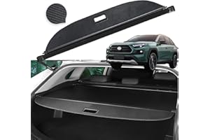 YUDAO CULTURE Cargo Cover for Toyota RAV4 2019-2024 Retractable Rear Trunk Cover Luggage Security Shield Shade Accessories