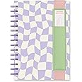 Studio Oh! Oliver Spiral Notebook with Pen Pocket, 5.75" x 8.75", Cute Cover Daily Planner, Hardcover Journal Notepad, 160 Page Lined Paper, 100 GSM Paper Weight, Flat Notebook, A Mirage of Thoughts