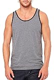 Bella + Canvas Unisex Jersey Tank M DEEP HTHR/ BLACK