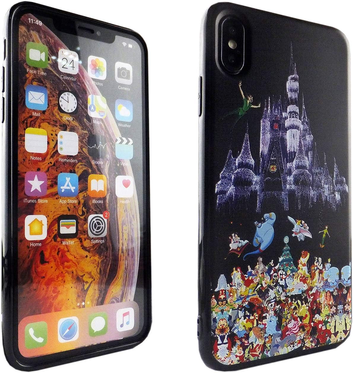 iPhone Xs MAX Case Castle, IMAGITOUCH Anti-Scratch Shock Proof Case Soft Touch Slim Fit Flexible TPU Case Bumper Cover for iPhone Xs Max -Princess Castle