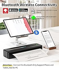 Phomemo Portable Printer,[Upgrade] M832 Portable