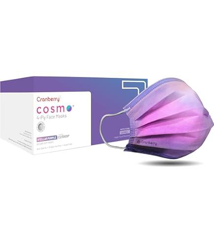 Amazon.com: Cranberry USA R2960SI Repel 4-Ply Ear Loop Face Mask