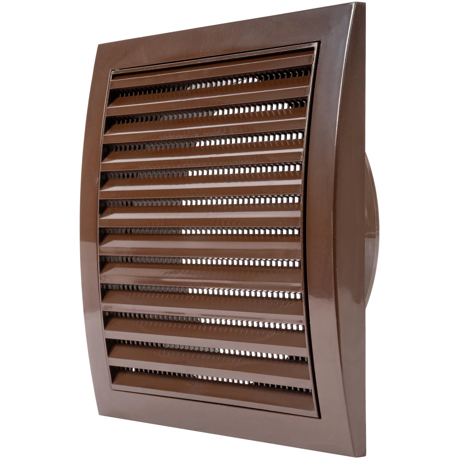 Brown Exhaust Hood Vent 150 mm / 6'' Inch with Built-in Pest Guard Screen, Brown, Air Vent Cover, HVAC Exhaust Vent Duct Cover, Exhaust Cap