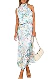 PRETTYGARDEN Women's 2025 Summer Satin Dress