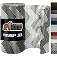 GORILLA GRIP powerGRIP Drawer Shelf and Cabinet Liner, Thick Strong Hold, Non-Adhesive Liners Protect Kitchen Cabinets and Cupboard, Bathroom Drawers, Easy Install, Breathable Mat, 17.5"x20', Chevron