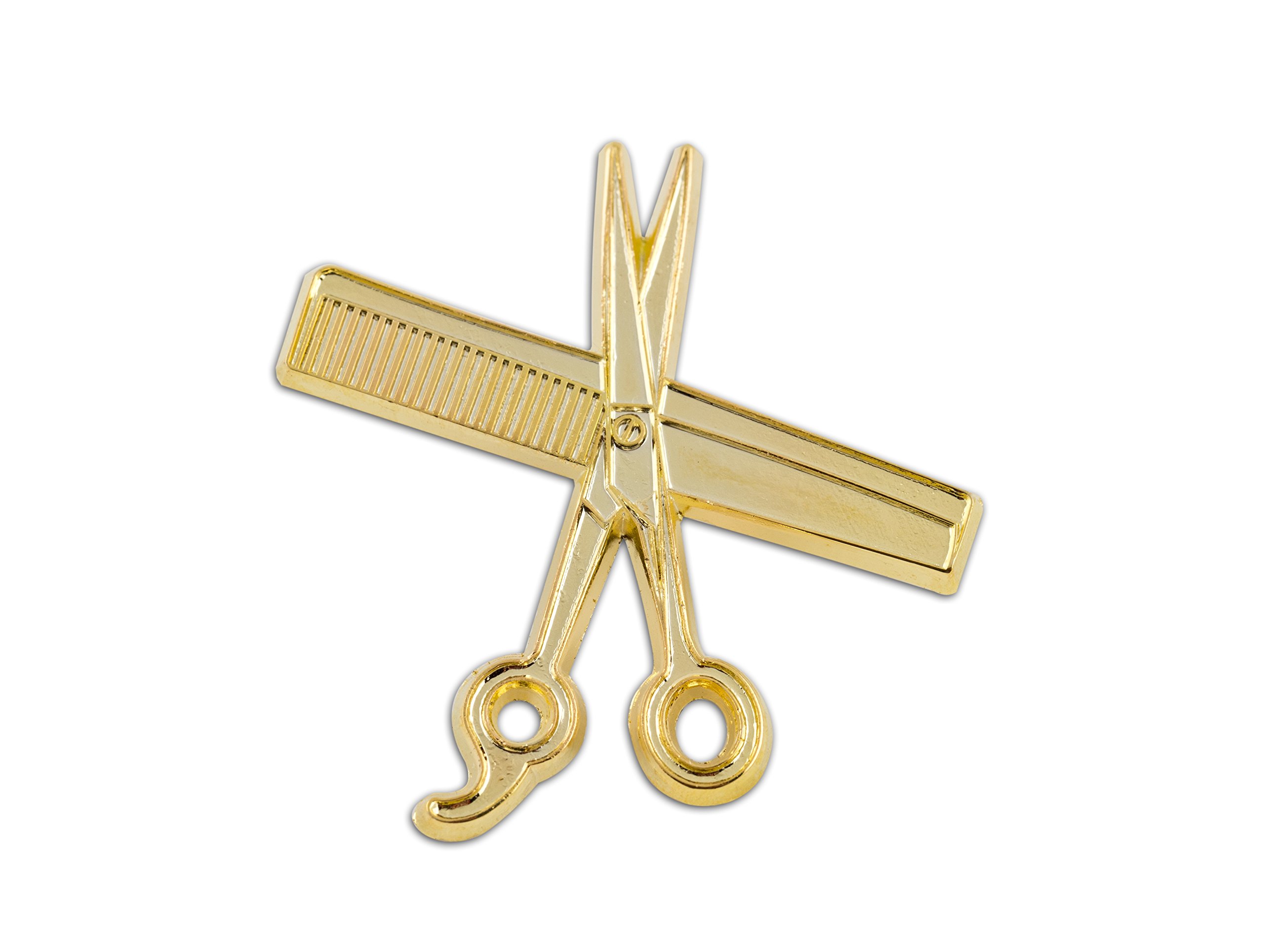 MD Barber Pole Lapel Pin Beauty