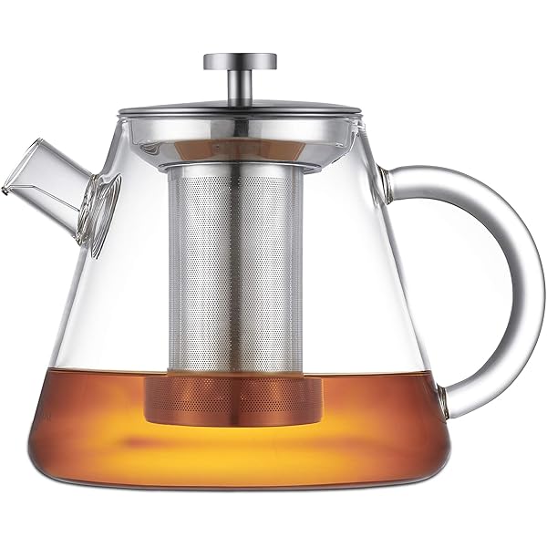 Tetera Cristal Para Fuego Tetera Para Estufa Y Gas Tetera Cristal Con Filtro Tetera Cristal Tetera Vidrio Borosilicato Silberthal Tetera Cristal 1 5l Tetera Infusiones Te Hogar Y Cocina Cafe Y Te
