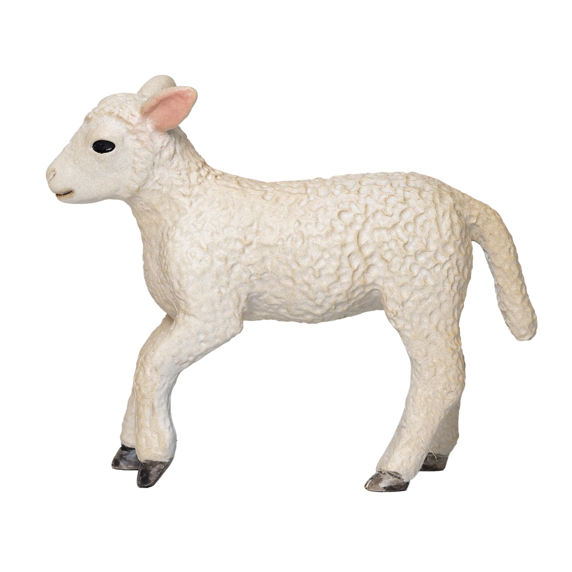 MOJO Romney Sheep Lamb Running Farmlife Farmland Wildlife Animal Model Farm Cute Toy Figure for Play and Collection