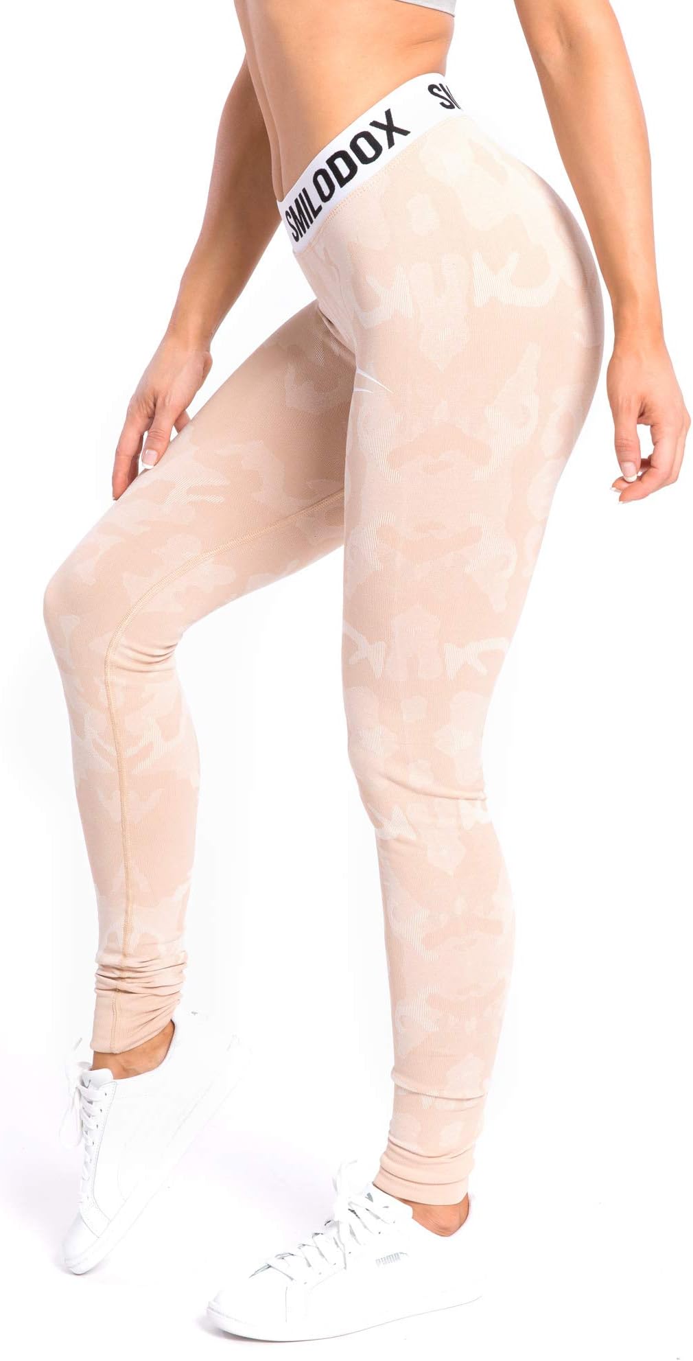 SMILODOX Camouflage Leggings Ladies Army | Seamless - Body Shaping Leggings for Sport Fitness Gym Yoga Training & Leisure | Sports Pants - Workout Training Pants