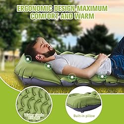 GLMNES Sleeping Pad, Ultralight Inflatable Sleeping