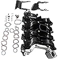 AngyMeck Intake Manifold w/Gasket Thermostat O-Rings for 1996-2000 Ford Crown Victoria for 1996-1998 Ford Mustang for 1996-1997 Thunderbird for 1996-2000 Lincoln Town Car for Mercury 615-178